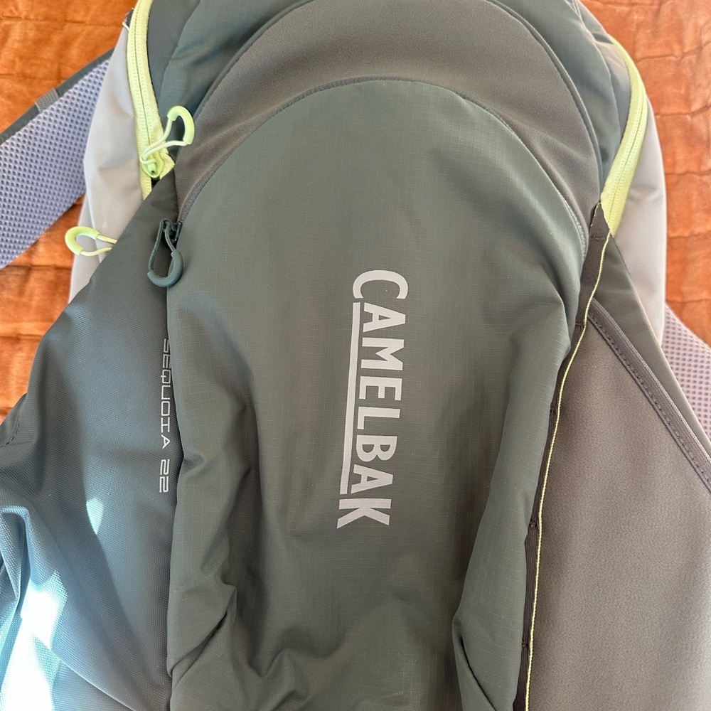 CamelBak Gray and Green Water Backpack Sequoia 22
